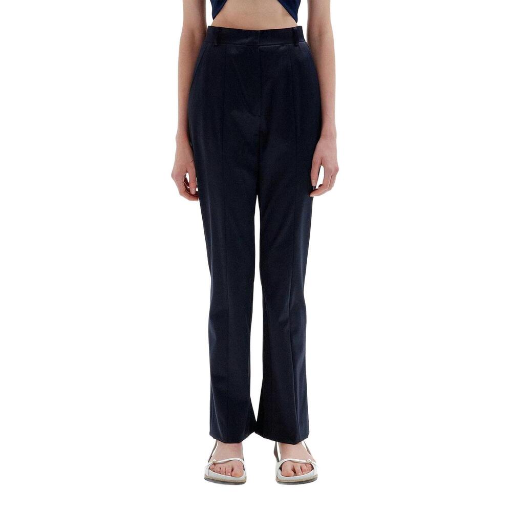 NEW EENK silon straight pants in navy
